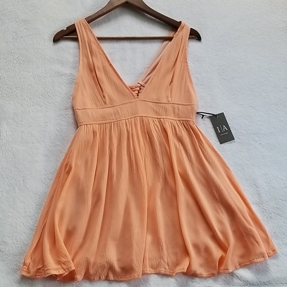 I I A Salmon Icon Apparel Dress